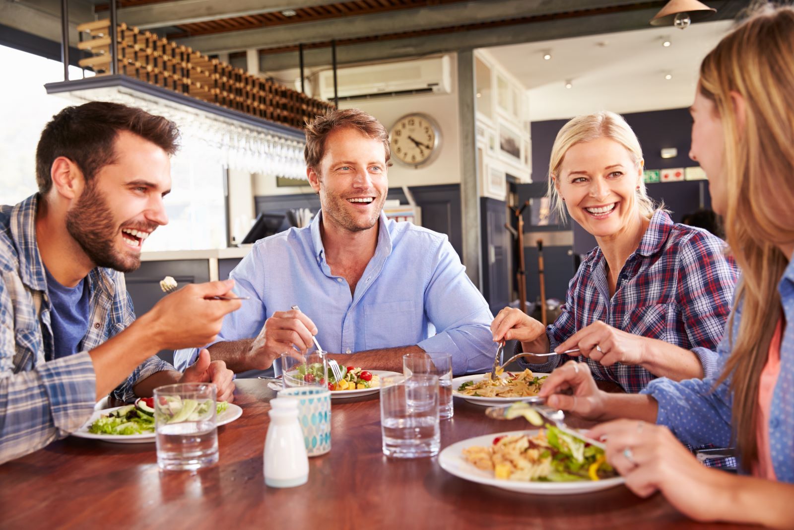 friends eating